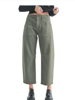 Jason Wu Edit Wilhelmina Easy Barrel Jean Women's 27 High Rise Rosemary NWT